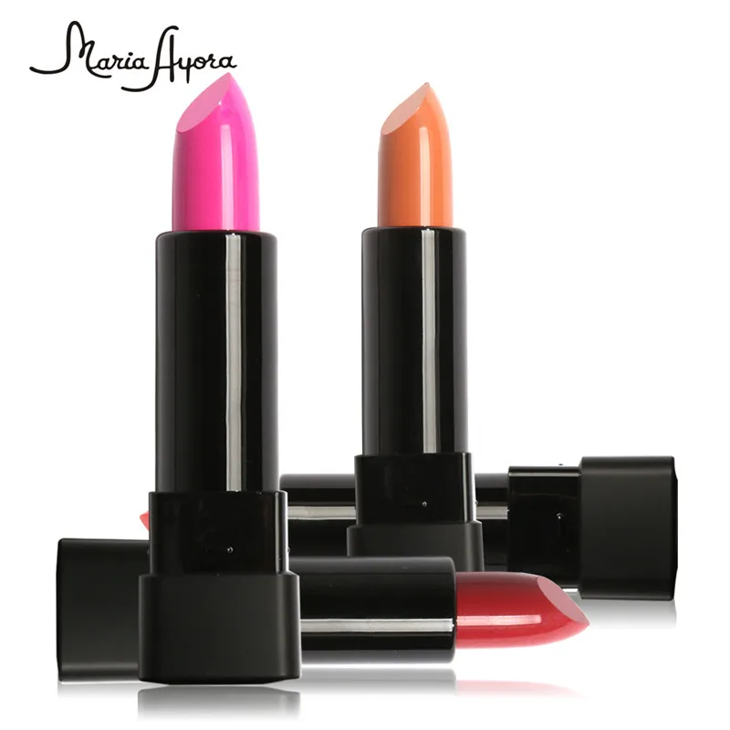 MARIA AYORA Matte Lipstick Waterproof Long-lasting  Lipstick Batom  Baby Lips Makeup Lip Stick  15 Colors