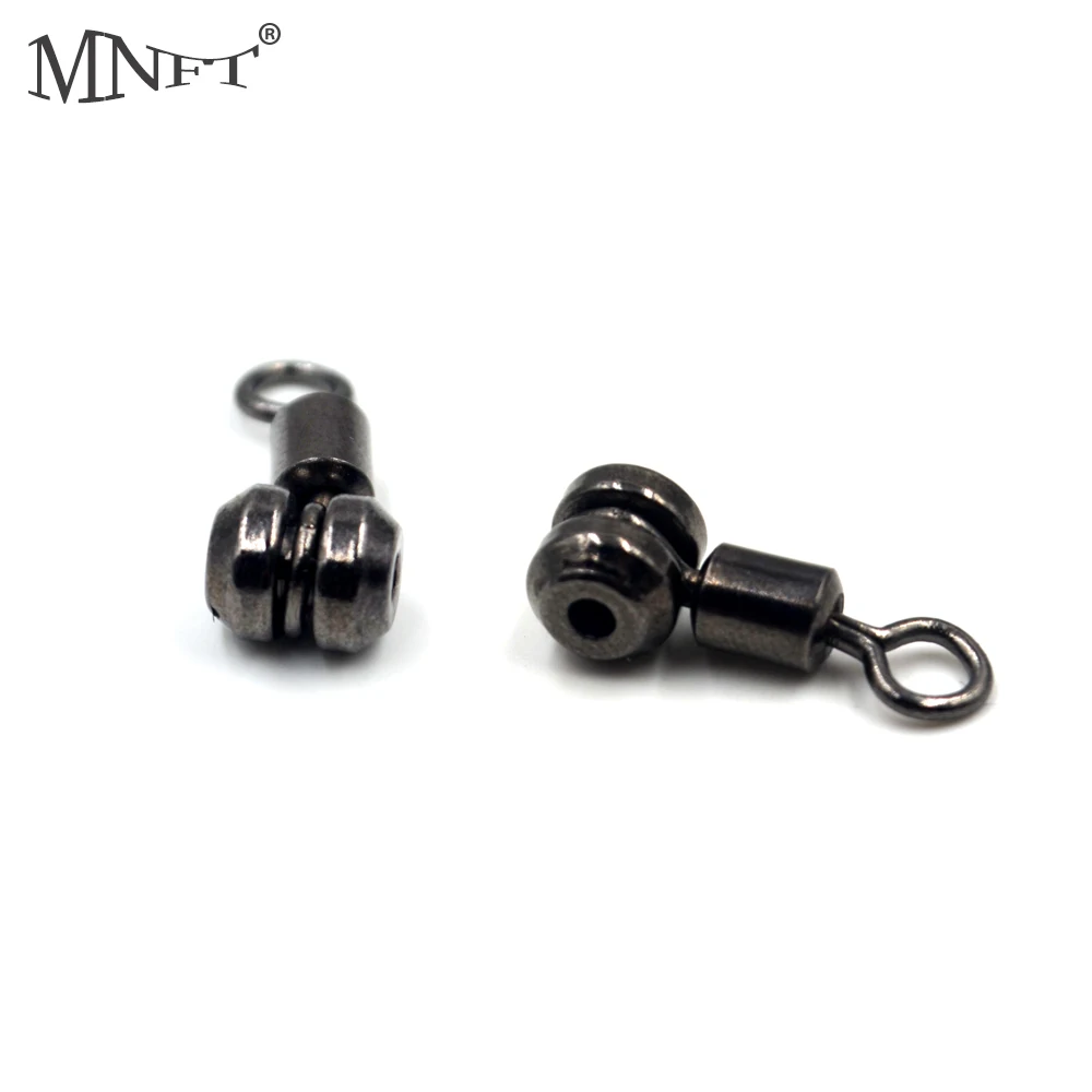 

MNFT 30Pcs 3 Way T-shape Cross-line Rolling Swivel Brass Alloy Connector Swivels Fishing Tackle Accessories