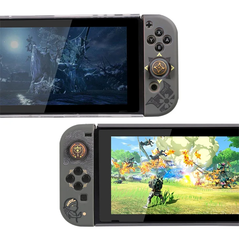 Thumb Stick Cap Joycon Joystick cubierta protectora para Monster Hunter RISE Switch Oled Joy-Con NS Lite Thumbstick Case