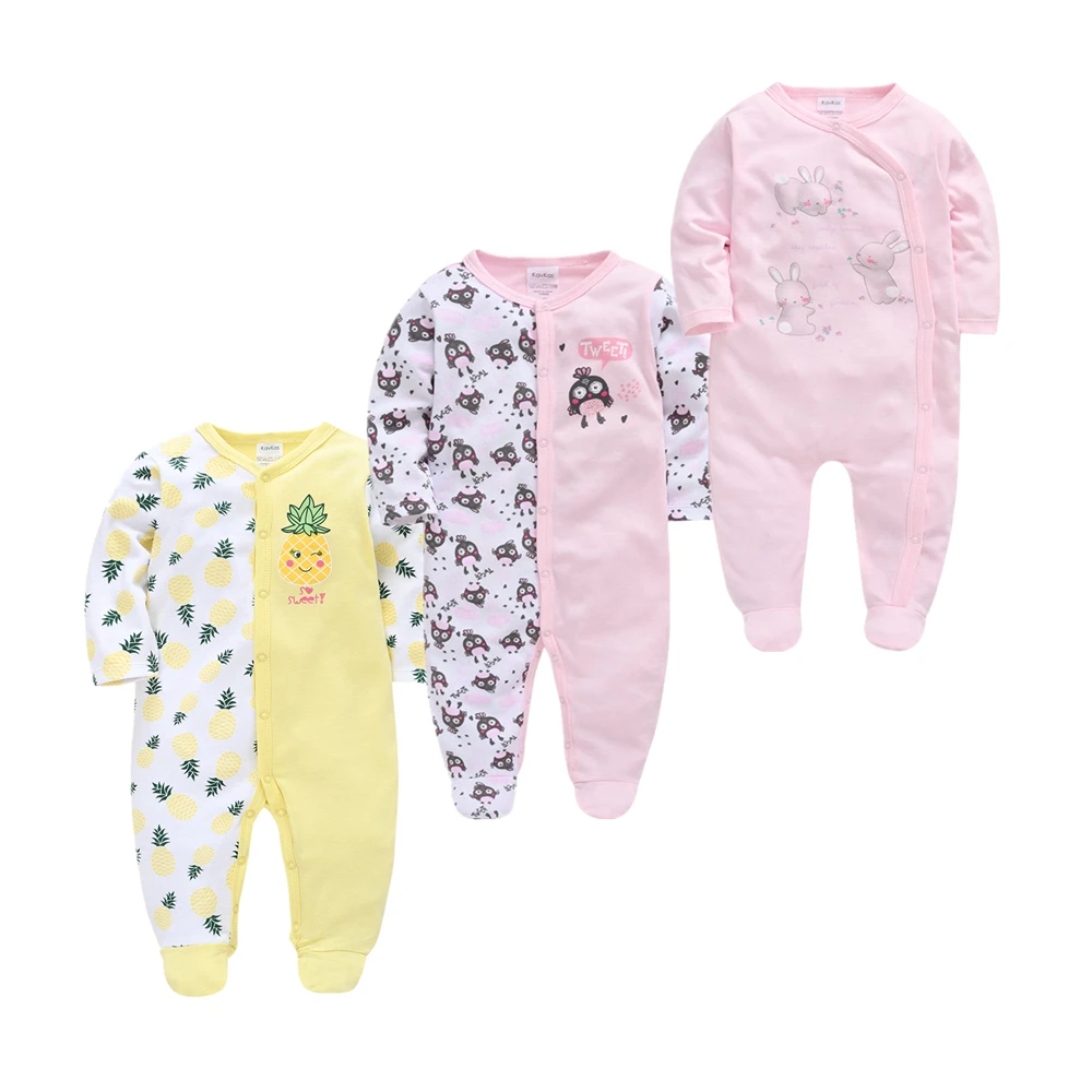 

Cartoon Baby Boys Footies Jumpsuit Cotton Bebe File Autumn Infant Girls Overall Onesies 0-12M Toddler Coverall One Piece