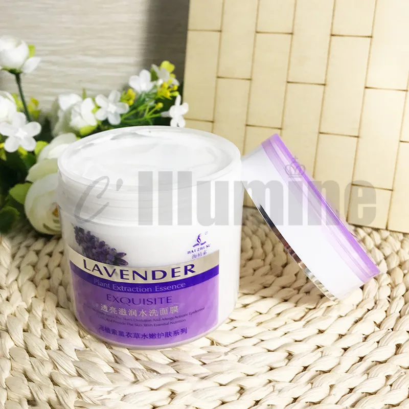 

Lavender Mask Gel Skin Rejuvenation Series Moisturizing Wash Mask Paste White Mud Film Moisture Replenishment 245g