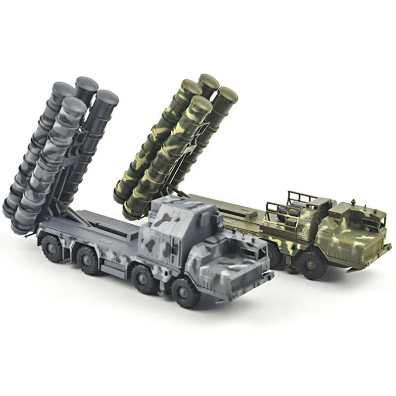 ロシア軍の建物セット,S-300 pmu 1:72個のプラスチック製ミサイルシステムレーダー車両,組み立てられた4dトラック,建設キット,軍用車,おもちゃのモデル