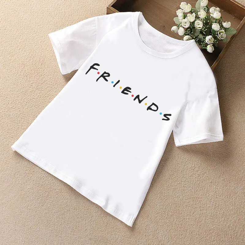 Girlfriend Baby Shirts Grow Up Boy And Girl T-shirts Fashion Balloons Cute Burger Fries  Simple White Kawaii Kids Short Sleeves