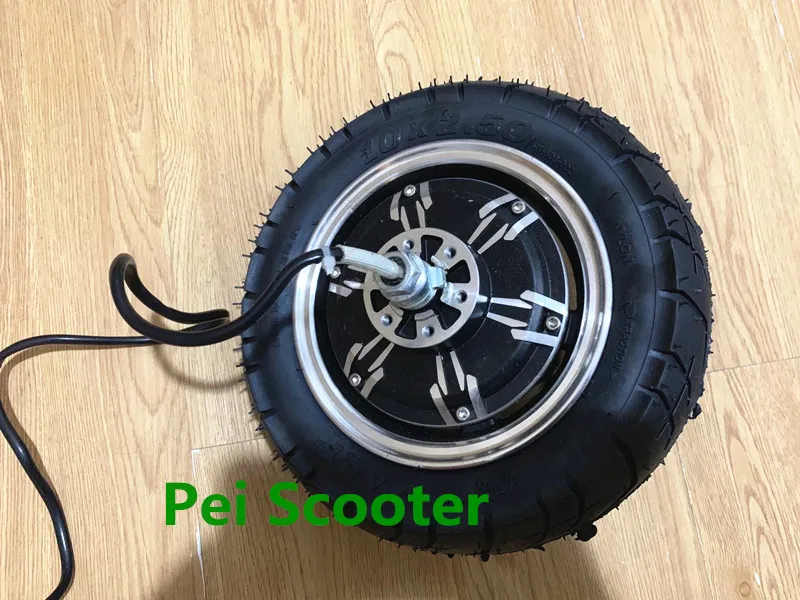 10 inch 10inch BLDC strong power brushless no-gear wheel hub motor double shafts,Tire is easy to disassemble phub-10sp