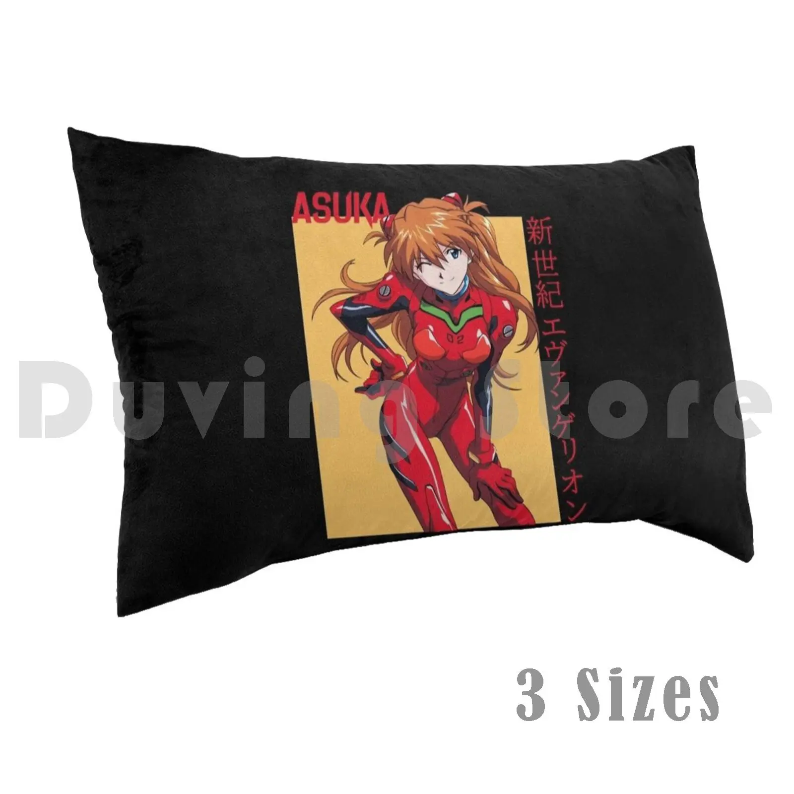 ปลอกหมอนลายโปสเตอร์อนิเมะ Asuka แบบ DIY 50*70อนิเมะ Asuka