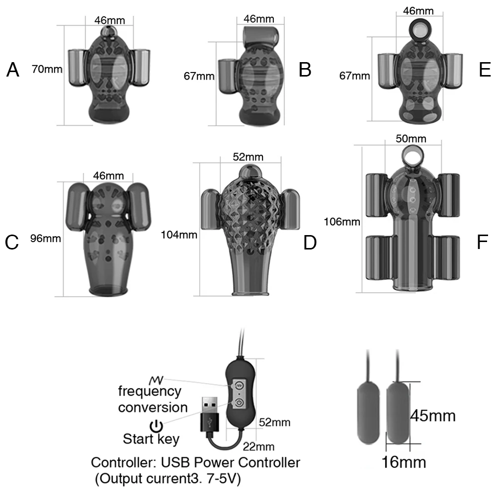 Penis Vibrator Sex Toys for Men Penis Delay Trainer Male Masturbator Delay Lasting Trainer Sex Products Glans Vibrator For Man