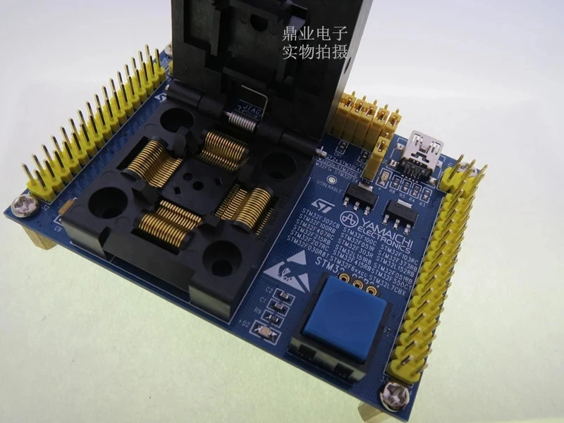 Original ST IC Test Seat STM32F103 STM32L151 STM32L051 Burning Programme LQFP64 Socket Adapter