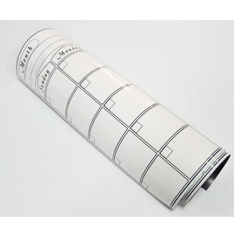 A3 magnetico mensile Planner lavagna calendario magnete frigo messaggio cancellabile