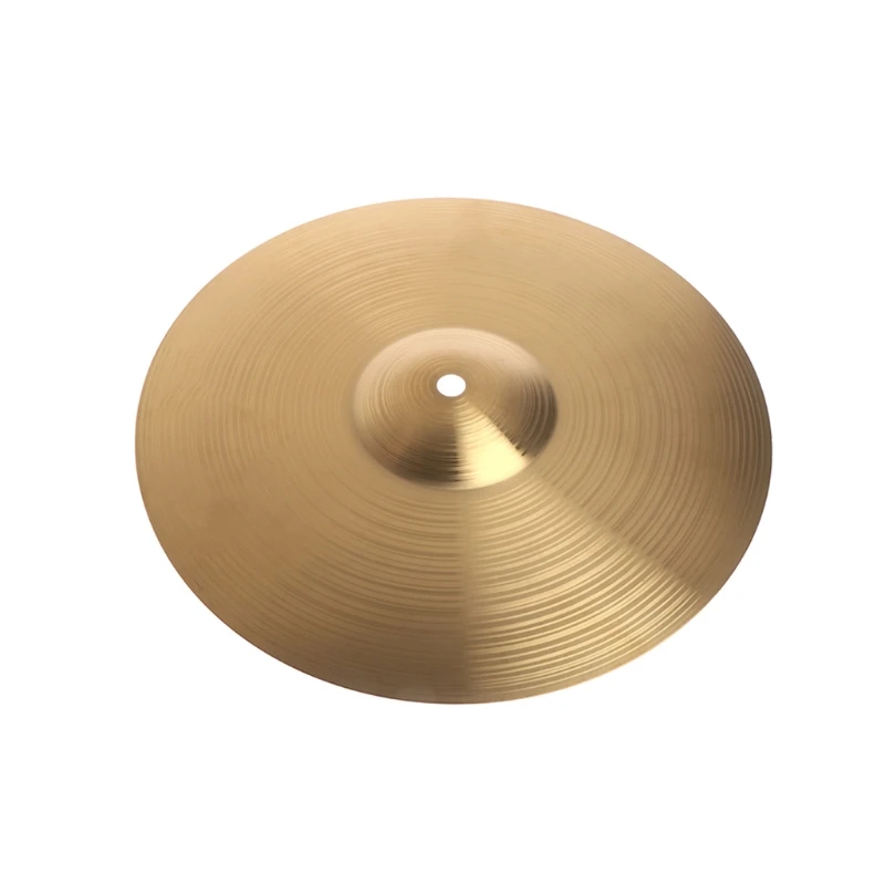 Beginner Copper Alloy Crash Cymbal Drum Durable Brass Percussion Instrument 8 10