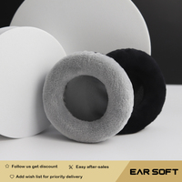 Earsoft Replacement Cushions for Superlux HD681 EVO HD668B HD669 Headphones Cushion Velvet Ear Pads Headset Cover Earmuff Sleeve