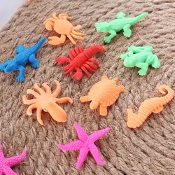 50PCS Novelty water grow up ocean animal rose flower fish for child educational toy kids immagination funny toys free shipping