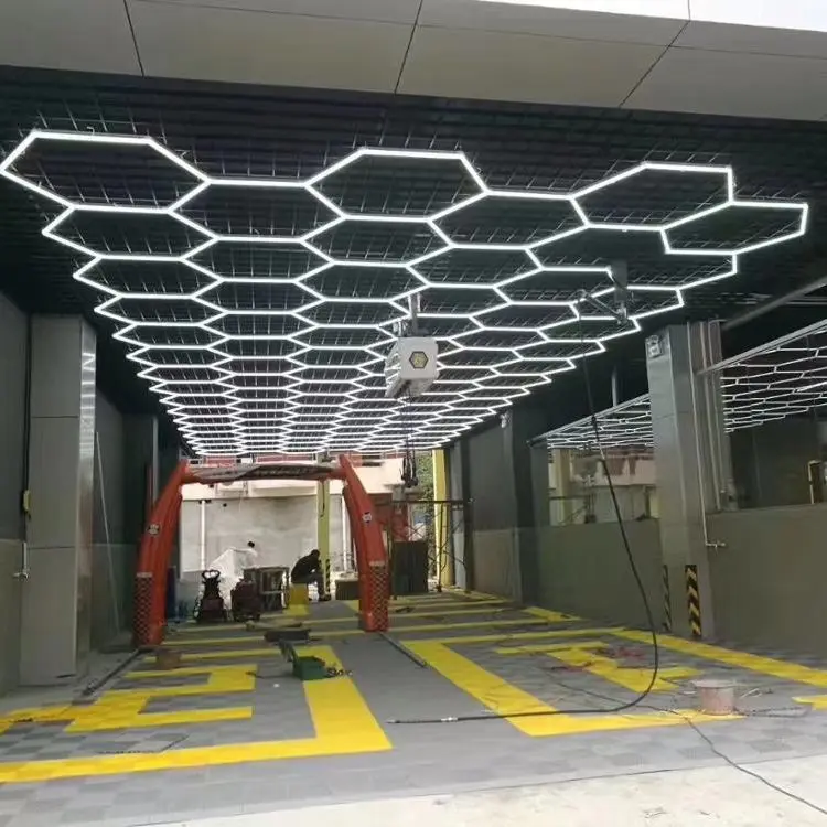 

Customized 4*9M Hexagrid Garage Led Lighting The Perfect Lighting Solution