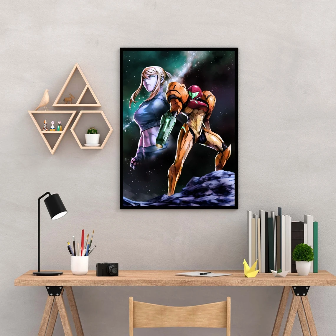 Super Metroid Game Poster Canvas Print Home Decoration Wall Painting ( No Frame )