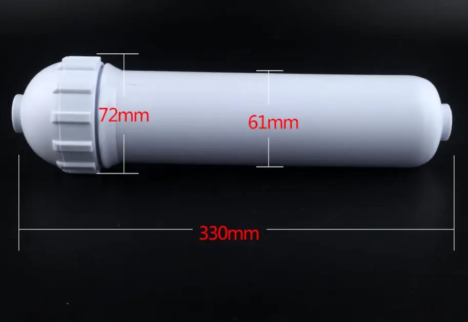 Wasserfilterteile 10 Zoll 1/4 Zoll Schraube T33 Filtergehäuse oder für UF-Membran 330 x 61 mm
