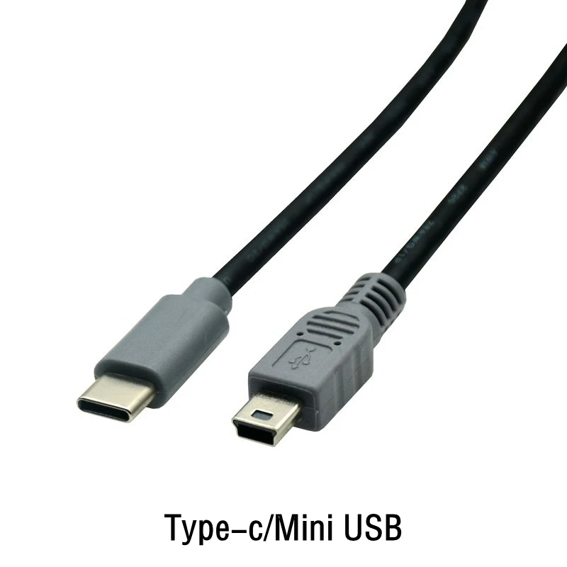 USB typ C OTG na Mini USB 5PIN szybki kabel ładujący ładowarka USB kabel do przesyłania danych do komputera Macbook synchronizacja komputera