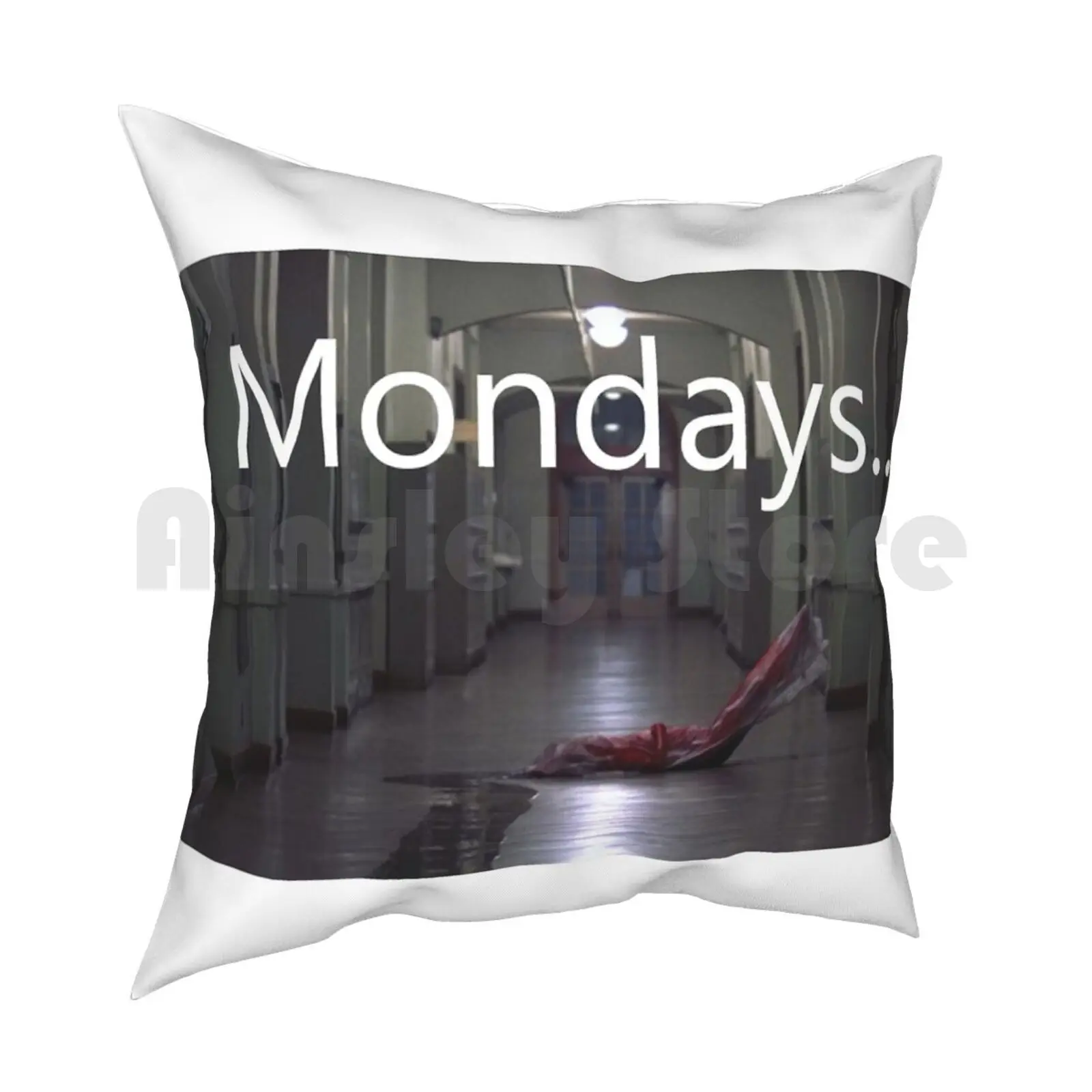 Hates Mondays. Pillow Case Printed Home Soft DIY Pillow cover A Nightmare On Elm Street Wes Craven Robert Englund Mondays