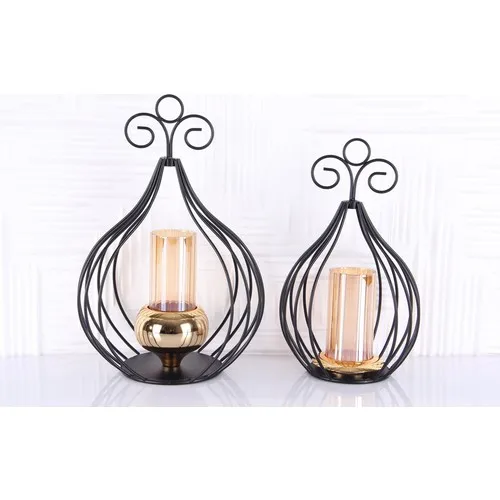 Marrlife Cage Candlestick 2'li