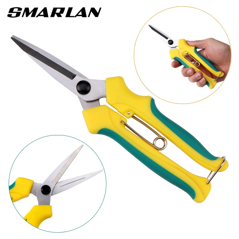 Garden Pruning Shears Stainless Steel Pruning Tools Garden Tools Scissors Cutter Fruit Picking Weed Home Potted Branches Pruner