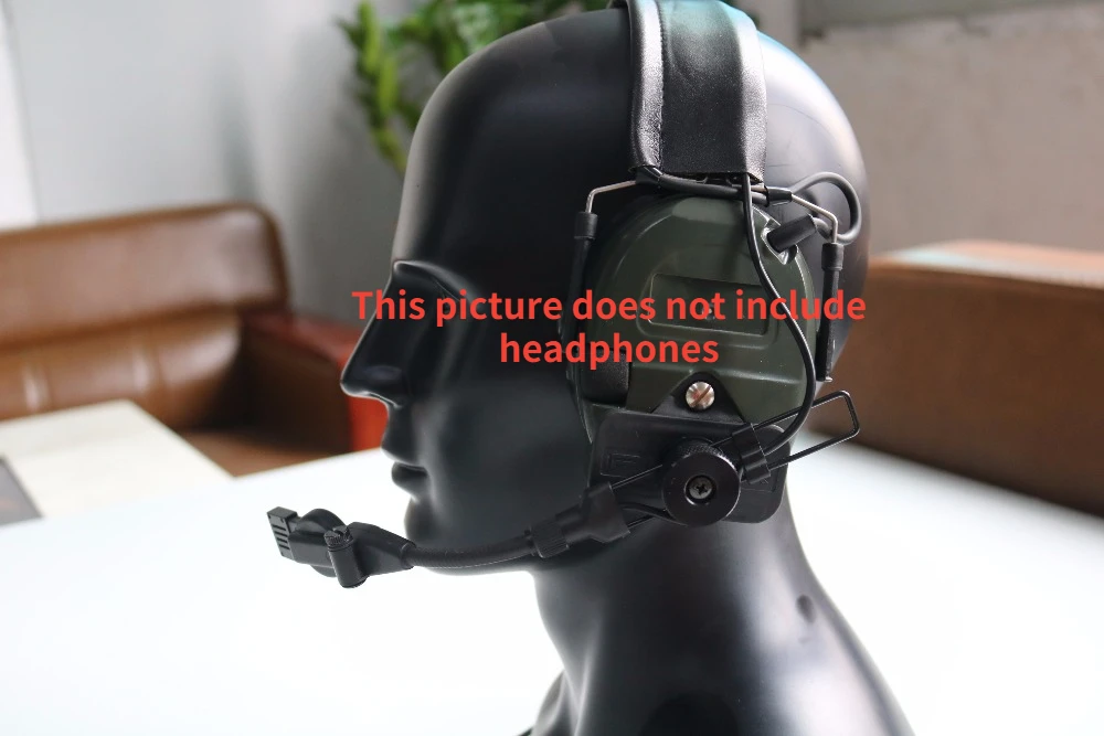 Microphone M87 adapté au casque de tir tactique COMTAC I /TCI LIBERATOR I