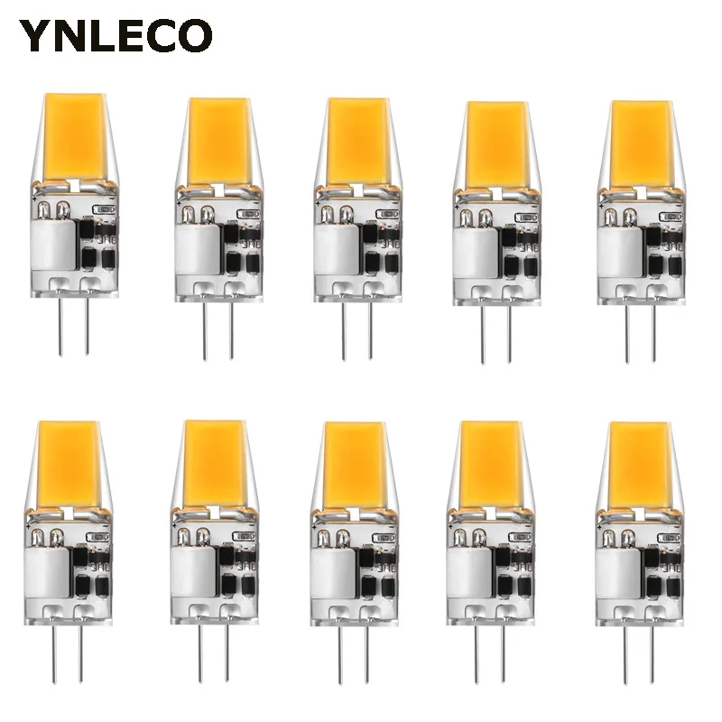 

10pcs G4 LED 12V AC DC COB Bulb 3W NO Flicker 360 Degree LED G4 Lamp Lampada Lampara ampul Home Light Replace 30W Halogen Lamp