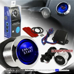 Car Engine Push Start Button RFID Engine Lock Ignition Keyless Entry System Go Push Button Engine Start Stop Immobilizer