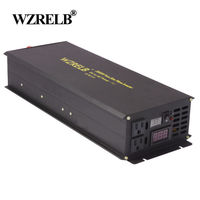 Solar Inverter Pure Sine Wave Inverter 3000W 24V to 220V 12V/48V DC to 110/120V/240V AC Battery Voltage Converter Remote Control