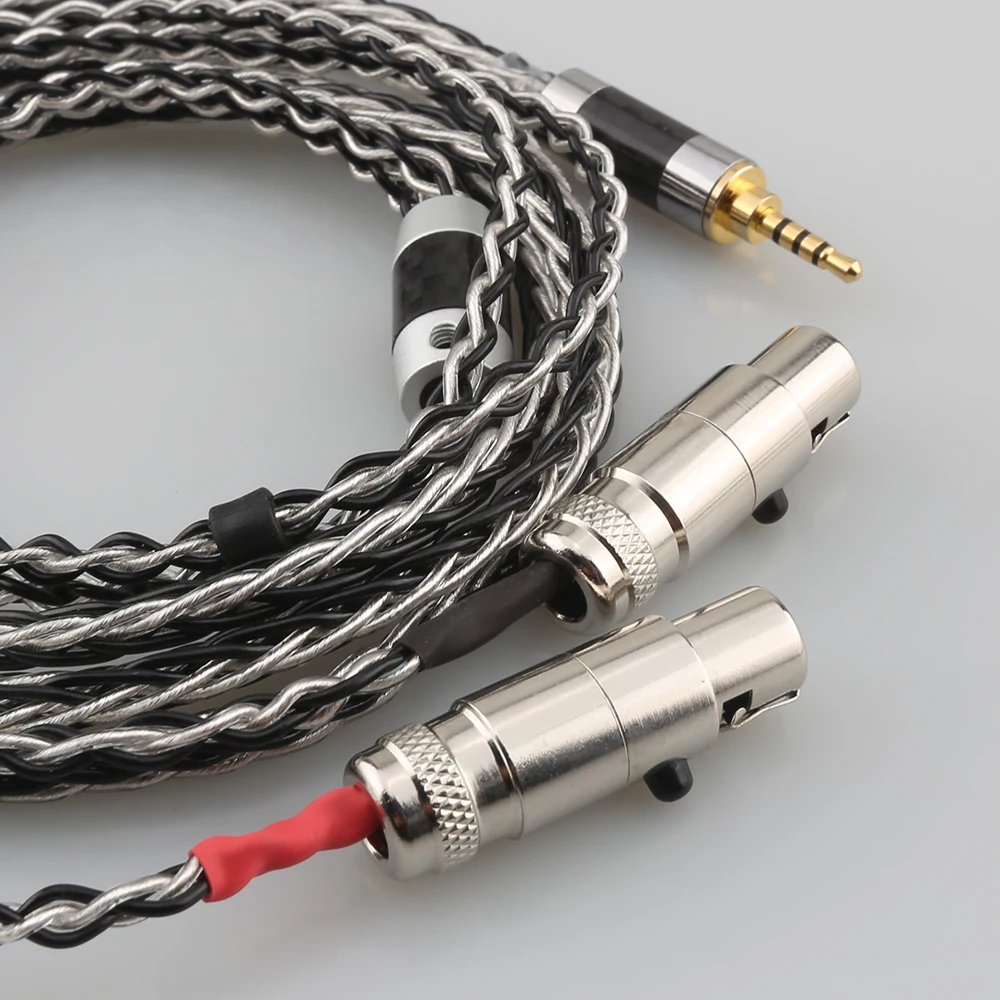 3.5mm 4.4mm Balanced 4pin XLR HiFi headphone Upgraded Cable for Audeze LCD-2 LCD-3 LCD-4 LCD-X LCD-XC Astell&Kern AK240 AK3