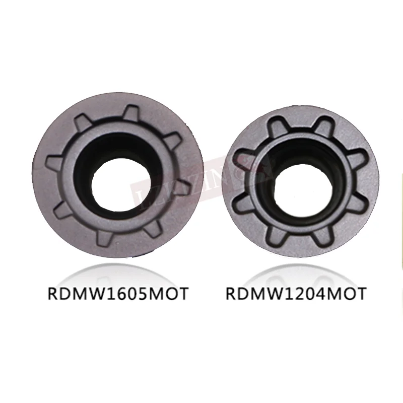 10 قطعة RDMW1204 RDMW1605 MOT PM LF6018 مخرطة طحن RDMW إدراج شفرة من الكربيد ماكينة بتحكم رقمي بالكمبيوتر مطحنة تحول أدوات للصلب المقاوم للصدأ