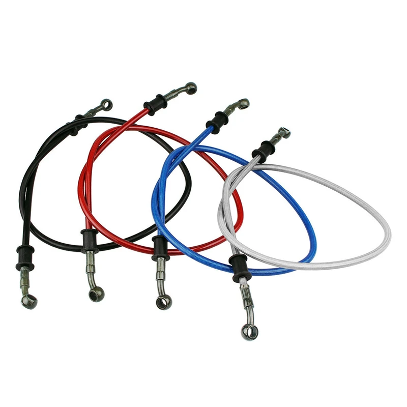 60cm-200cm Motorcycle brake Hose Braided Steel Brake Clutch Oil Hose Line Pipe Braided Stainless Motorcycle Bike ATV Accessories