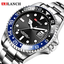 ARLANCH New Hot Luxury Brand Fashion Men Quartz Watches Steel Waterproof Men Sports Watches Relogio Masculino Wristwatches