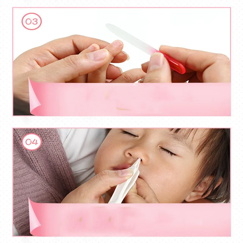 4-in-1 baby nagel kit, geeignet für kinder baby hand und fuß pflege nagel schere