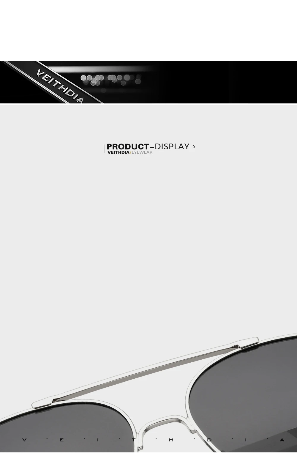 VEITHDIA Männer Sonnenbrille der Aluminium Photochrome Frauen Polarisierte UV400 Objektiv Mode Fahren Outdoor Brillen Männlichen Sonnenbrille 6699 – Detail 10