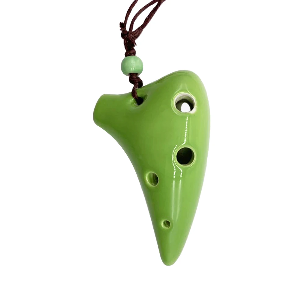 Alto C 6 Holes Ceramic Ocarina Submarine Style Musical Instrument Ocarinas