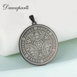 Dawapara Tetragrammaton Amulet Pendant for Necklace Enochian Angel Magic Amulet AGLA Talisman Necklaces Accessories