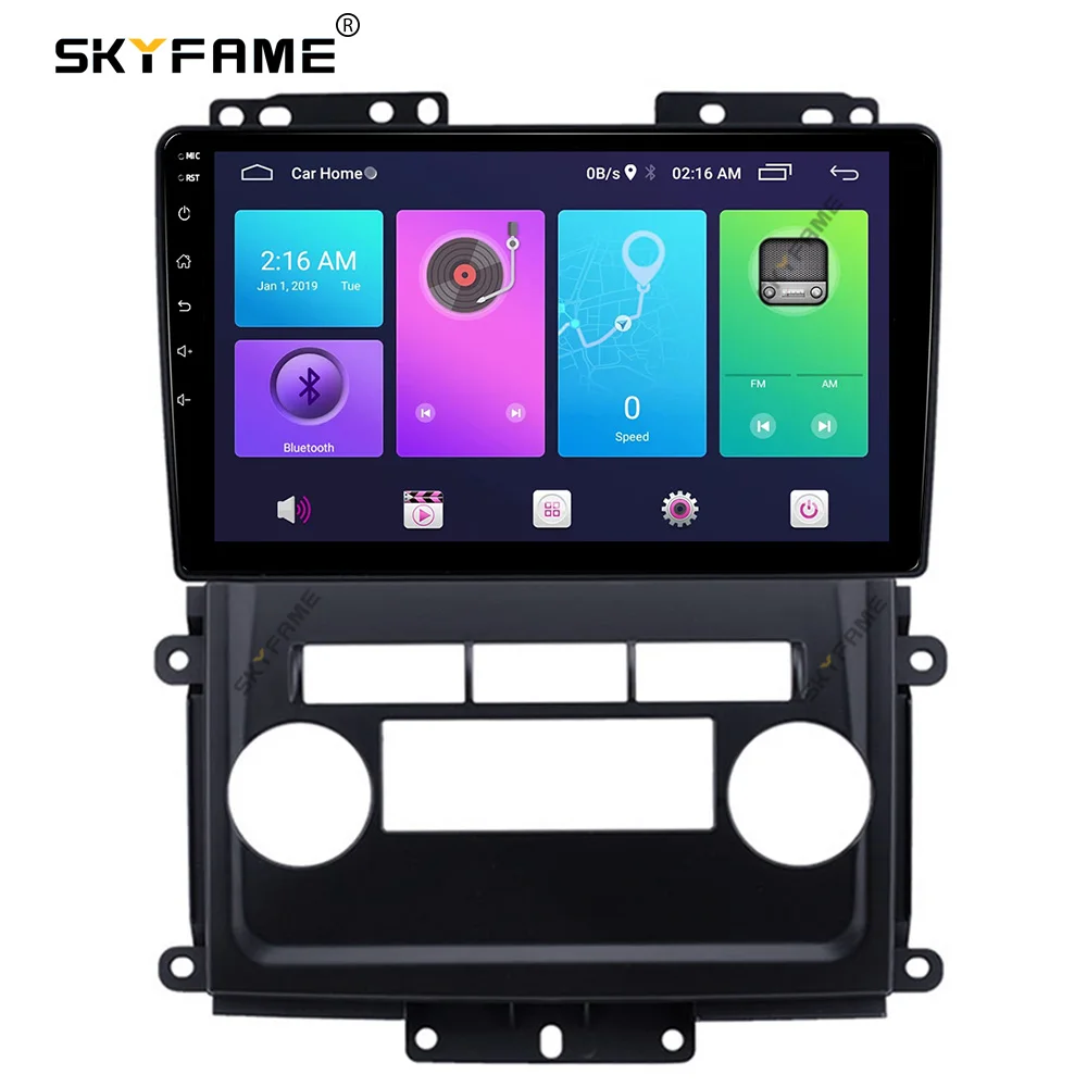 SKYFAME إطار السيارة فآسيا محول أندرويد راديو داش تركيب لوحة عدة لنيسان الحدود Xterra