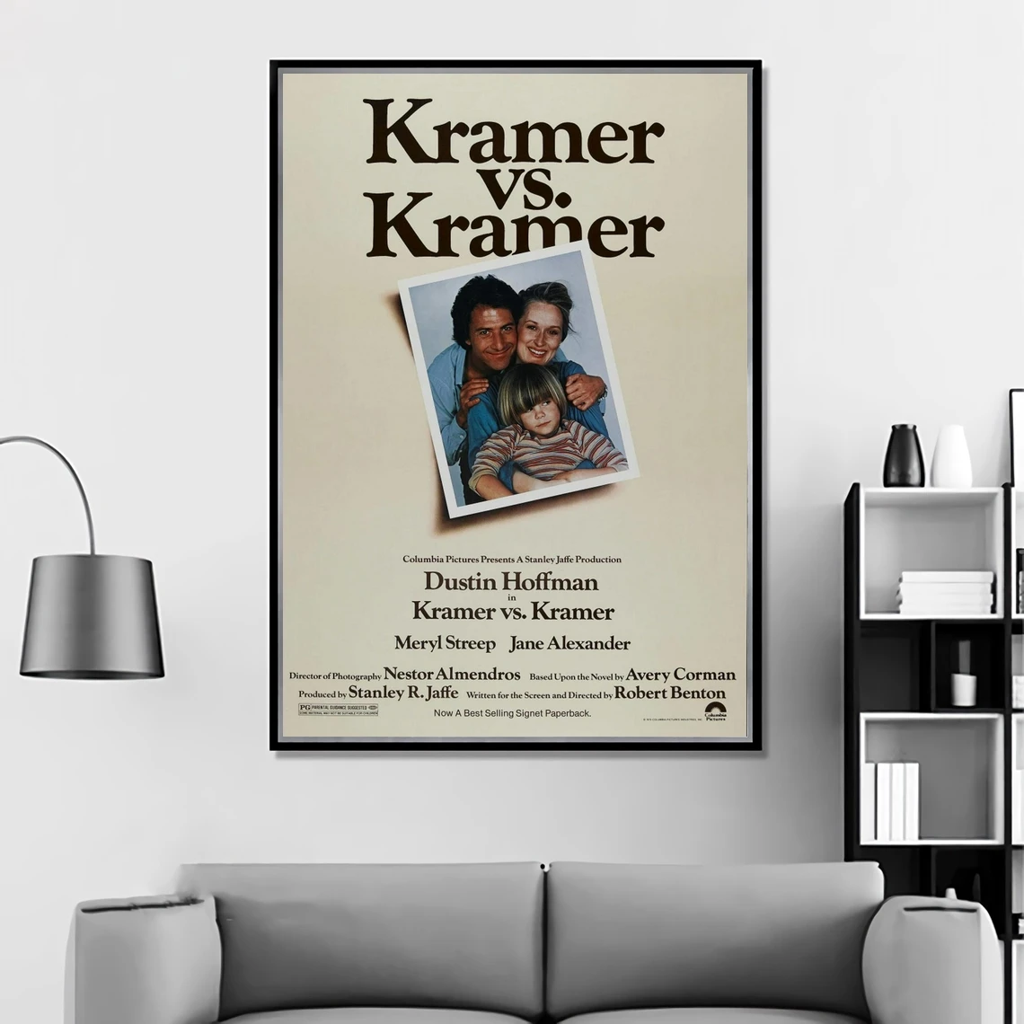 Kramer-vs-Kramer (1979) Poster American Legal Drama Film Dustin Hoffman Meryl Streep Jane Alexander Movie Print Art Gift