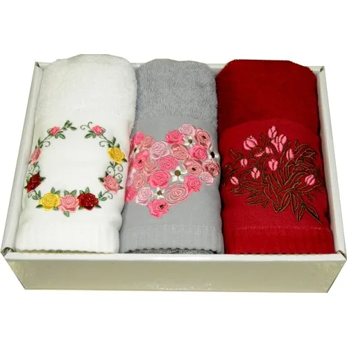 Maisonette 3'lü Towel Set 45x70 cm