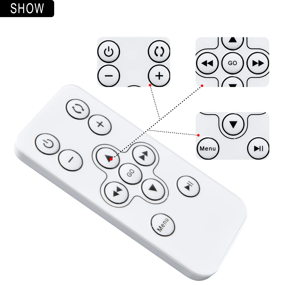 รีโมทคอนโทรลใหม่เหมาะสำหรับ Itamtam X7MM3 RF Audio Player Controller