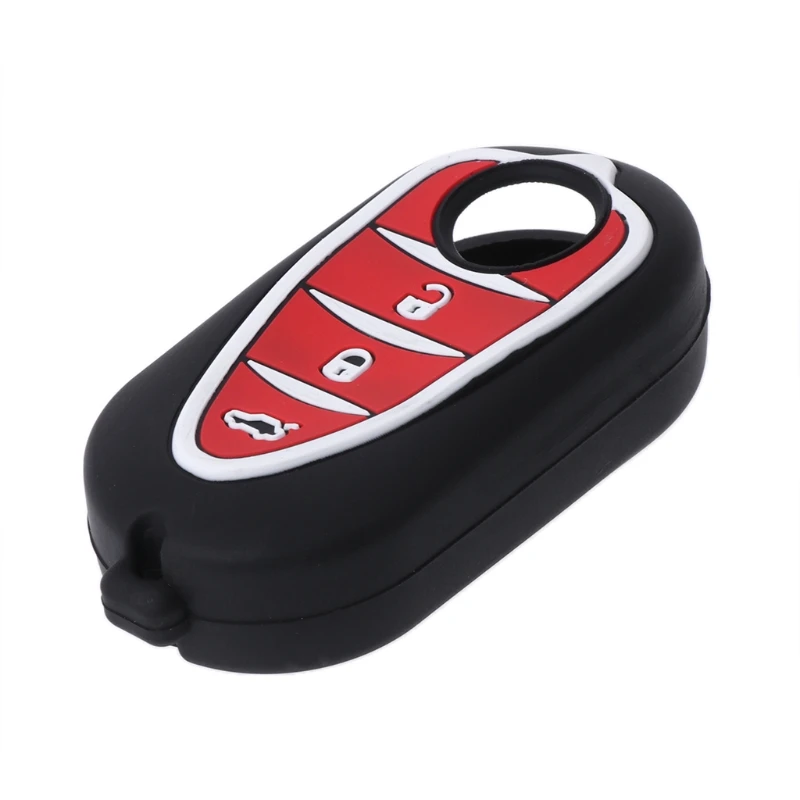 2024 New 3 Buttons Silicone Car Key Fob Case For Alfa Myth 159 GTO Myth Giulietta Romeo 4C GTA