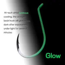 20PCS Octopus Beak Hooks for Saltwater #4