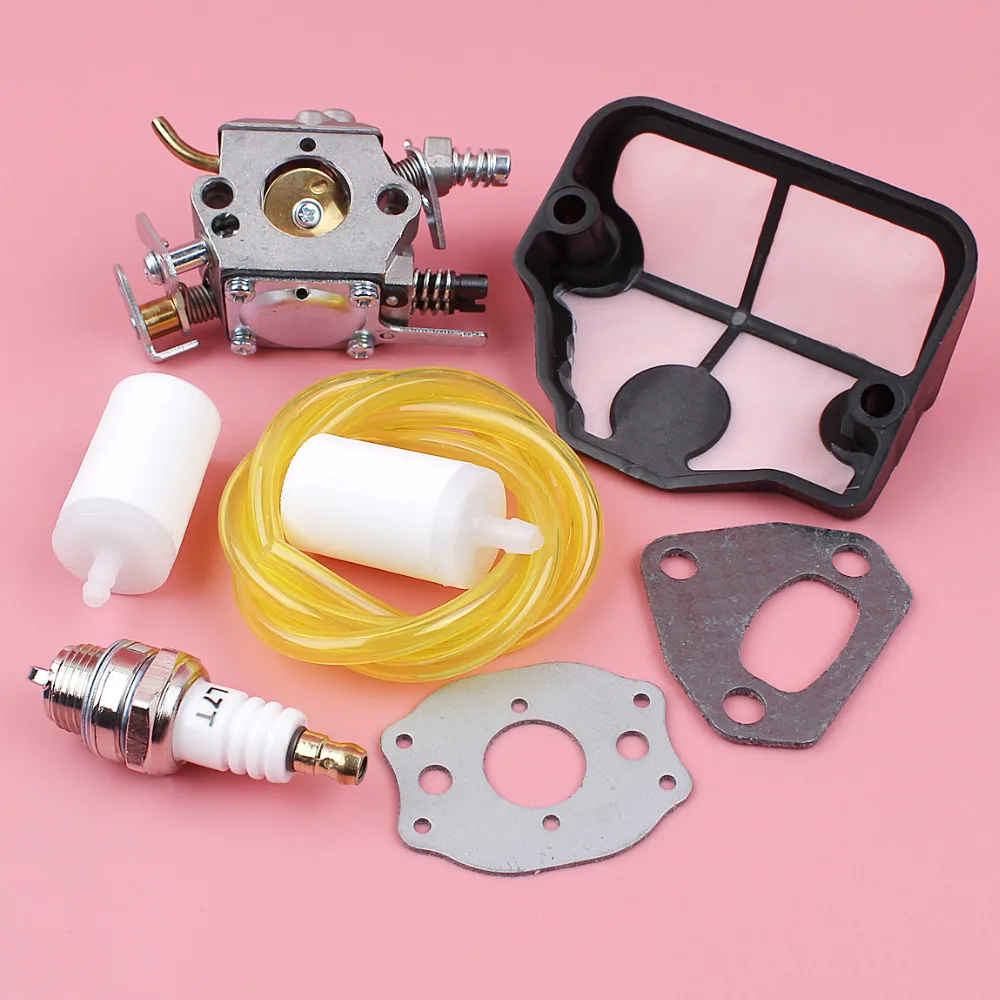 La linea di filtro del carburante del carburatore Kit di guarnizioni del filtro dell'aria del tubo flessibile per Husqvarna 136 137 142 141 36 41 motosega sostituisce la parte Zama C1Q-W29E