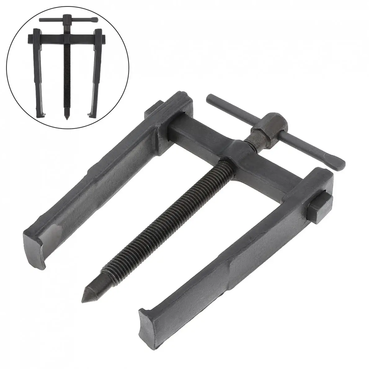 Extracteur à deux griffes en acier 150mm, dispositif de levage séparé, traction polyvalente, renforcer le roulement pour outils à main mécaniciens