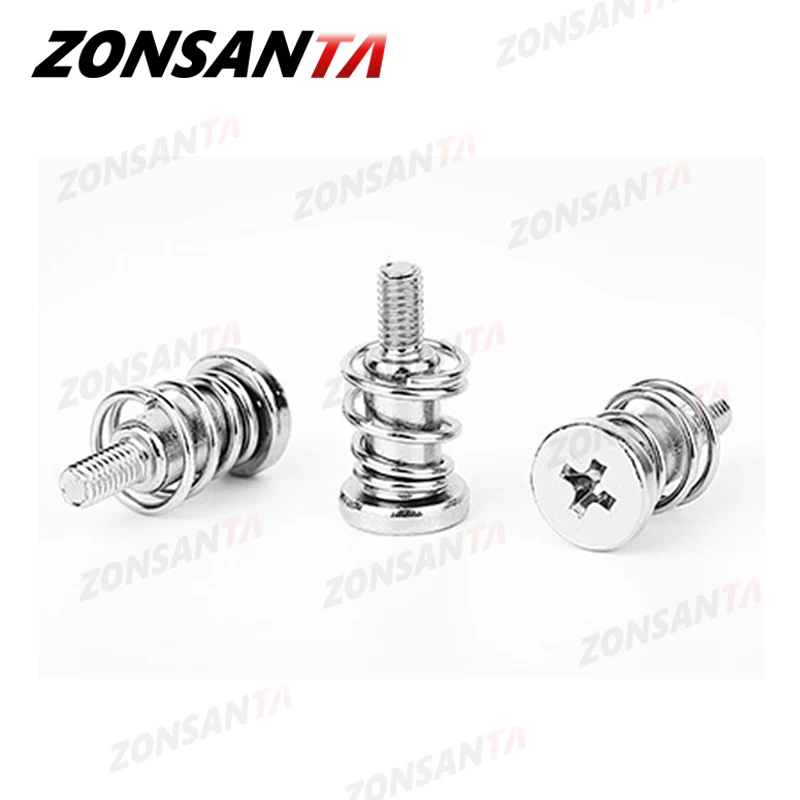 ZONSANTA 스프링 그래픽 카드 나사, 컴퓨터 CPU 메인보드 라디에이터 고정 볼트, DIY 필립스 스텝 나사, M2 M2.5 M3, 10 개, 30 개