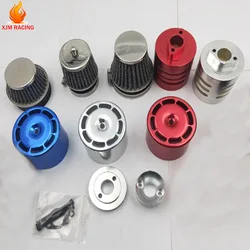 METAL AIR FILTER SET FOR 1/5 HPI ROFUN ROVAN KM BAJA 5B 5T 5SC SS 4WD RC CAR TOYS PARTS