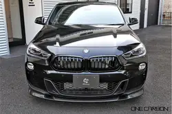 Copertura del diffusore dello Spoiler del labbro del paraurti posteriore anteriore in fibra di carbonio di DESIGN 3D adatta per BMW X2 F39 2018 2019