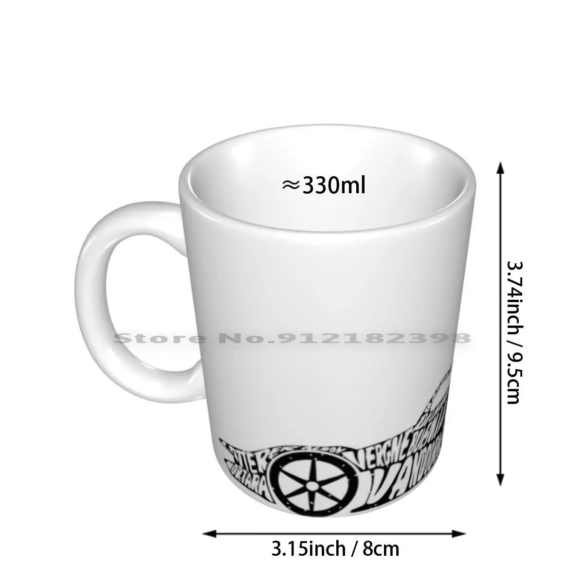 Formula E Silouette Ceramic Mugs Coffee Cups Milk Tea Mug Formula E Formula E Drivers Formula E Vergne Vandoorne Wehrlein Abt