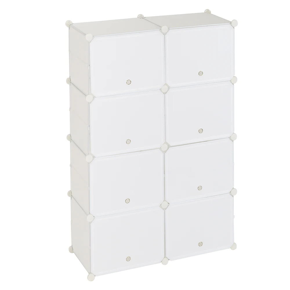 7-Tier Portable 28 Pair Shoe Rack Organizer 14 Grids Tower Shelf Storage Cabinet Stand Expandable Shoebox