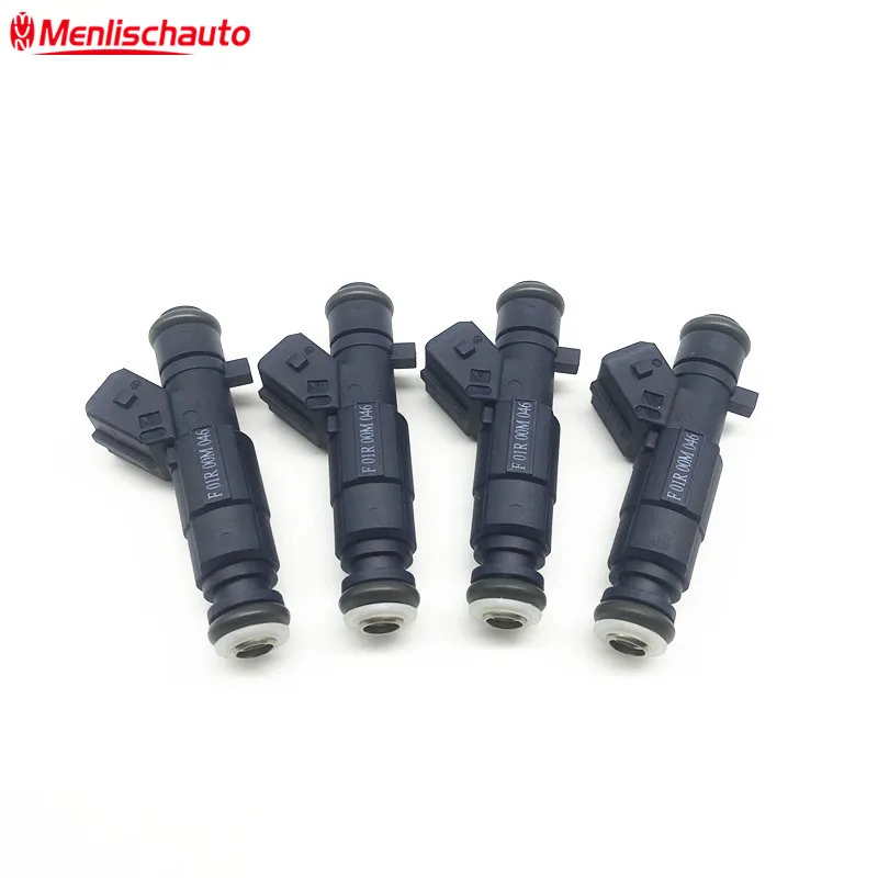 1pcs F01R00M046 Fuel Injector Nozzle Bico For Chery 4g16 A3 3 G3 DVVT Car Engine Value 4 Holes Auto Parts