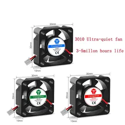 Twotrees-Ventilateur de refroidissement pour imprimante 3D, pièces 3010, 30mm, 30x30x10mm, 12V, 5V, 24V, 2Pin DC, petit refroidisseur, bricolage, Reprap pour j-head hotend