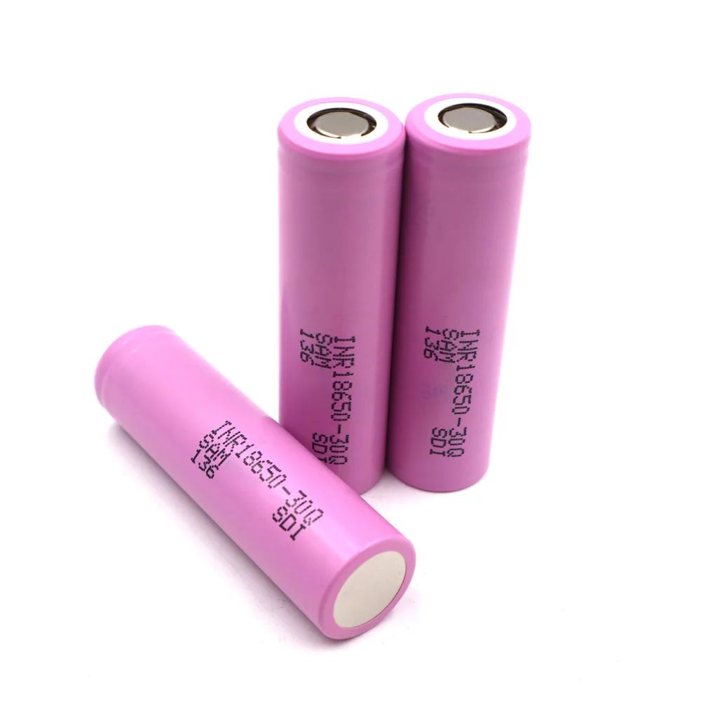 C&P Li-Ion 3000mAh 30Q 18650 Rechargeable Power Tool Battery Cell Discharge Current 15A 5C 3.0Ah E-Cigaretette China New
